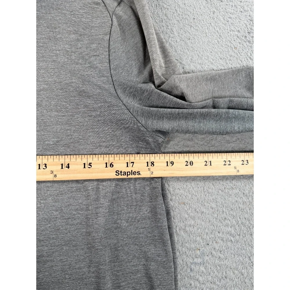 RLX Ralph Lauren Sweatshirt Men Small Gray Performance Quarter Zip Long Sleeve